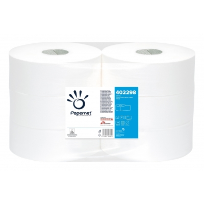 Maxi Jumbo Toilettenpapier Zellstoff 2-lagig, 250m /Rolle Papernet 402298  6 Rollen / VE