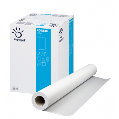 Ärzterollen / Liegenpapier 55 cm Zellstoff, 2-lagig, 50 Meter / Rolle Papernet 401846  9 Rollen / Karton