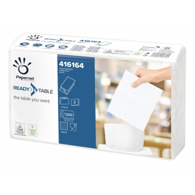 Spenderservietten Zellstoff V-Falz, 2-lagig Papernet 416164 9600 Stück / Karton