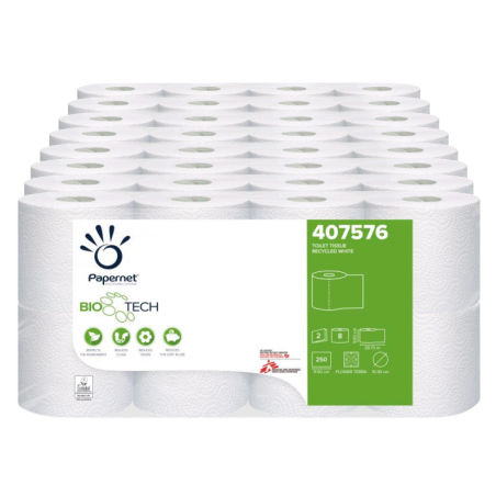 18 X Toilettenpapier 2 Lagig Jumbo 250 M, 26 Cm WC-Rollen