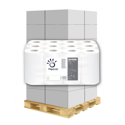 Handtuchrollen mit zentraler Entnahme 1-lg, 117 Meter, Zellstoff Papernet 401588 12 Rollen / VE 1 Palette / 50 VE