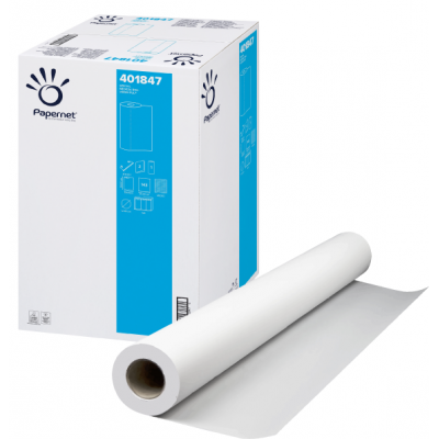 Ärzterollen / Liegenpapier 59 cm Zellstoff, 2-lagig, 50 Meter / Rolle Papernet 401847  9 Rollen / Karton