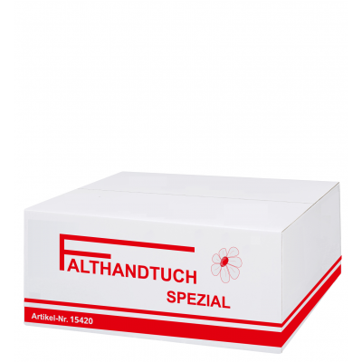 Einmalhandtücher Zellstoff V-Falz, 2-lagig Maß: 25 x 23 cm (gefalten 11,5 cm) 3.200 Stück / Karton