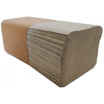 Einmalhandtücher Recyclingpapier Falthandtücher-- V-Falz, 1-lagig, Profi Maß: 25 x 23 cm (gefalten 11,5 cm) 1000 Blatt